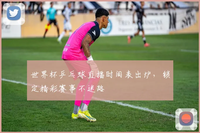 世界杯乒乓球直播时间表出炉,锁定精彩赛事不迷路